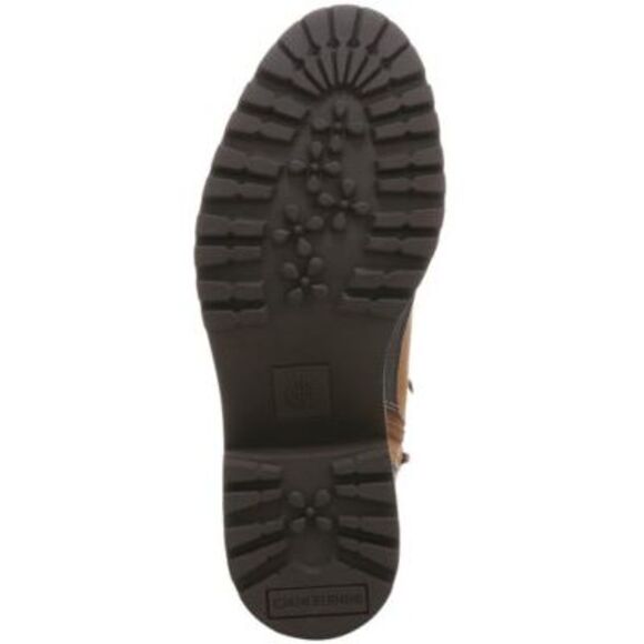 GIANI BERNINI Womens Brown Stripe Up Maddyson Block Heel Leather Boots Shoes 7 M - Picture 4 of 4